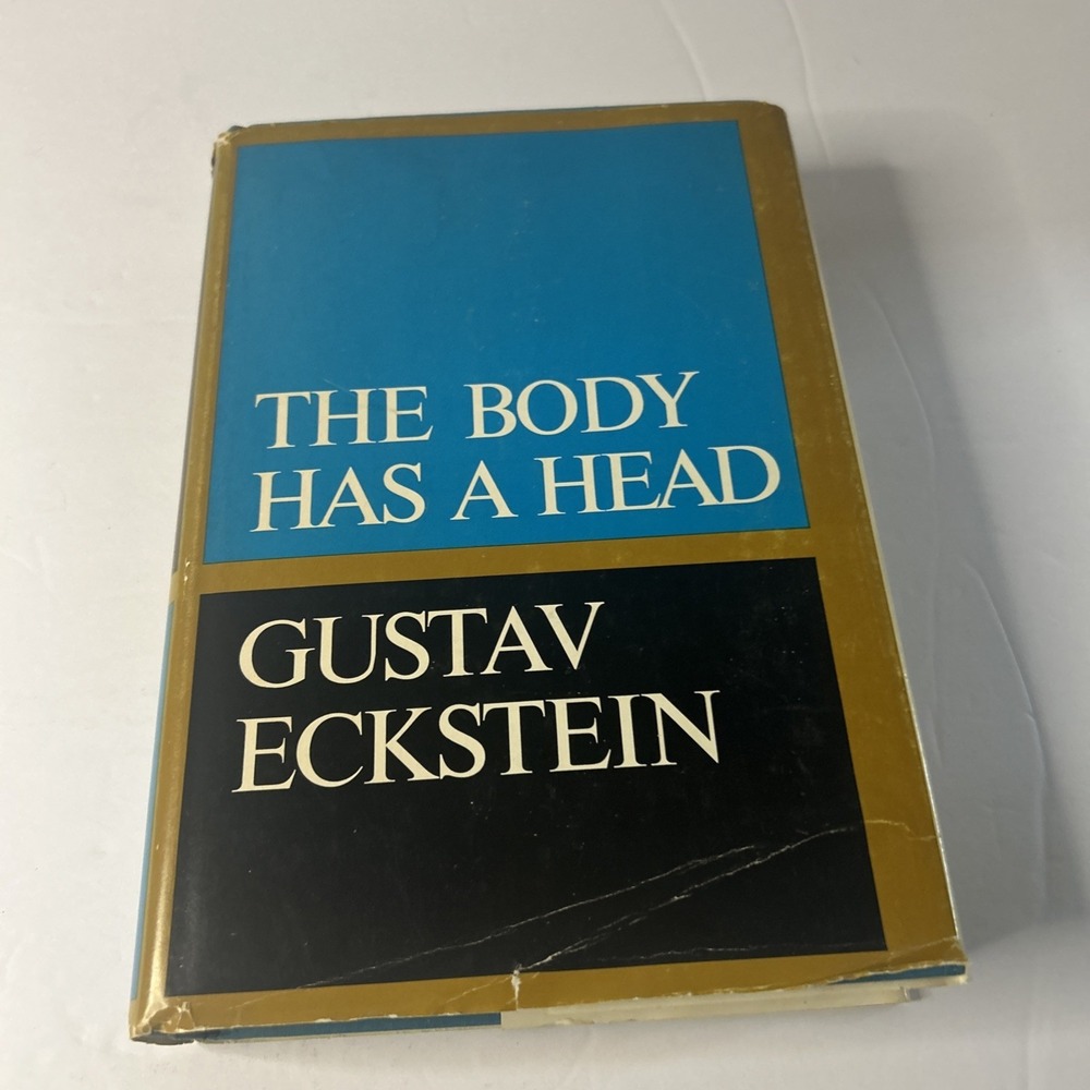 THE‎ BODY HAS A HEAD 1970 Gustav Eckstein 1st Ed Science Anatomy HC/DJ book
